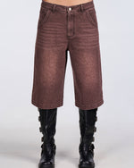 Chocolate Wide Leg Jorts
