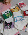 Sanrio Athletic Ankle Socks: KeroKero keroppi