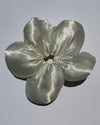 Satin Flower Scrunchie