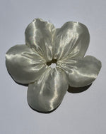 Satin Flower Scrunchie