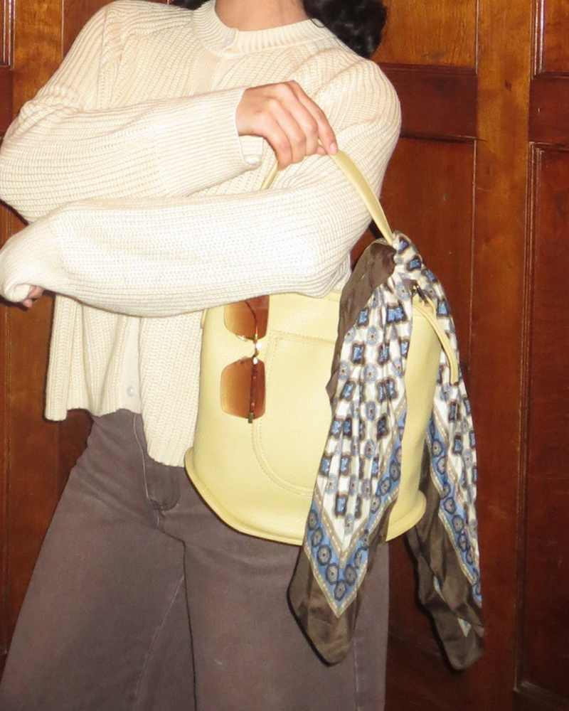 Vegan Butter Bucket Bag