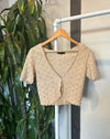 Vintage Crochet Short Sleeve Top