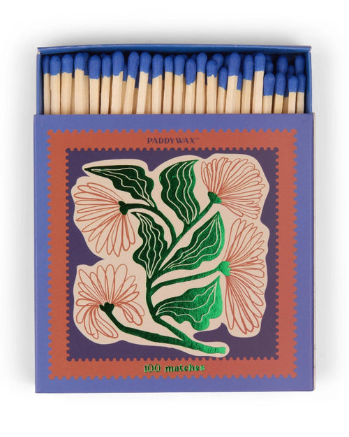Jumbo Boxed Matches - Floral