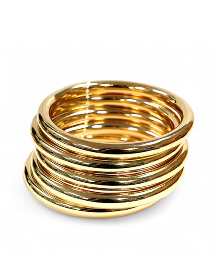Thin Gold Bangle Bracelet