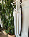 Vintage Pink Bow Slip Dress
