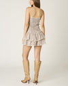 Espresso Plaid Mini Dress