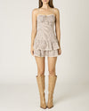 Espresso Plaid Mini Dress
