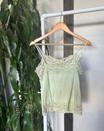 Vintage Sage Sequin Cami
