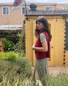 Vintage Red Leather Vest