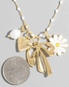 Flower Girl Charm Necklace