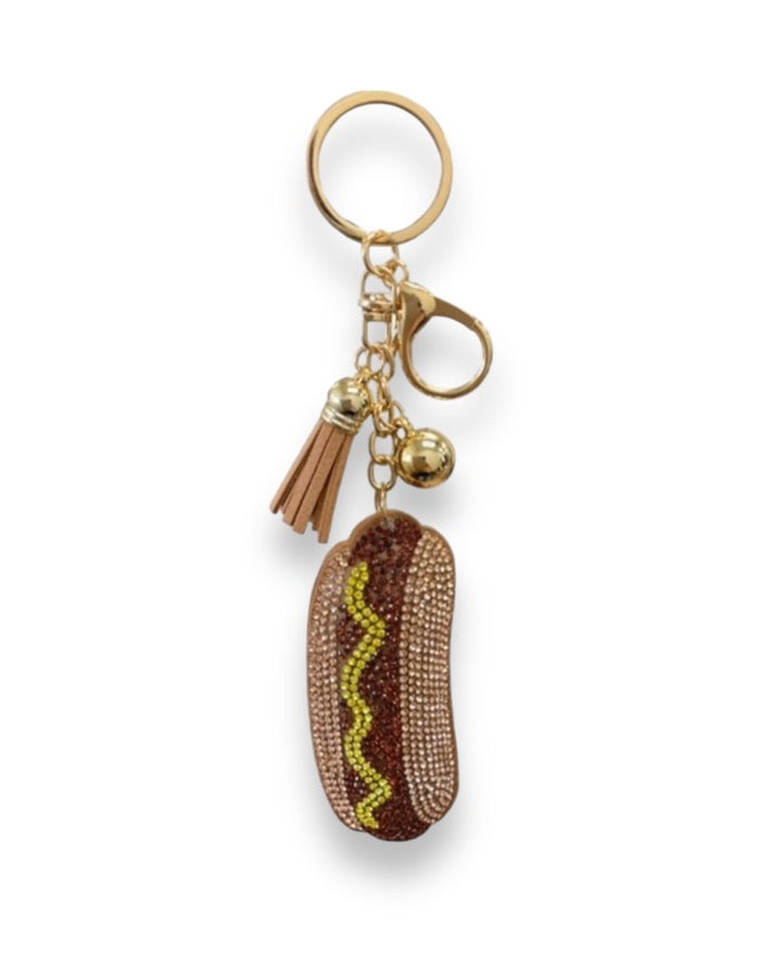 J crew hot dog keychain deals