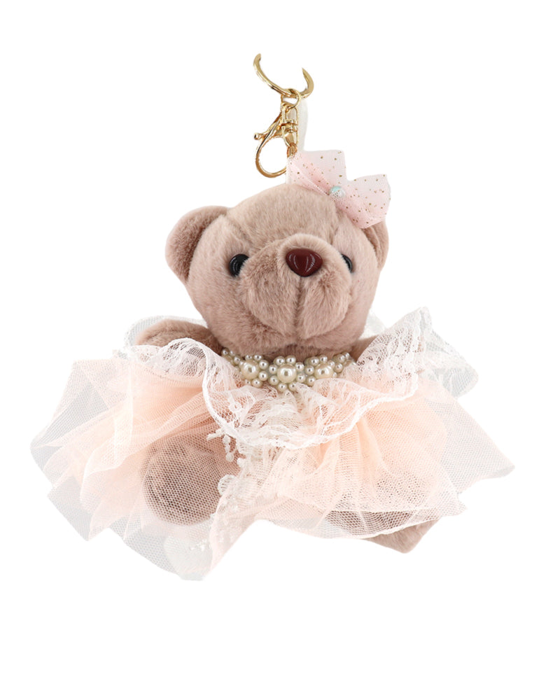 Tutu Teddy Bear Keychain