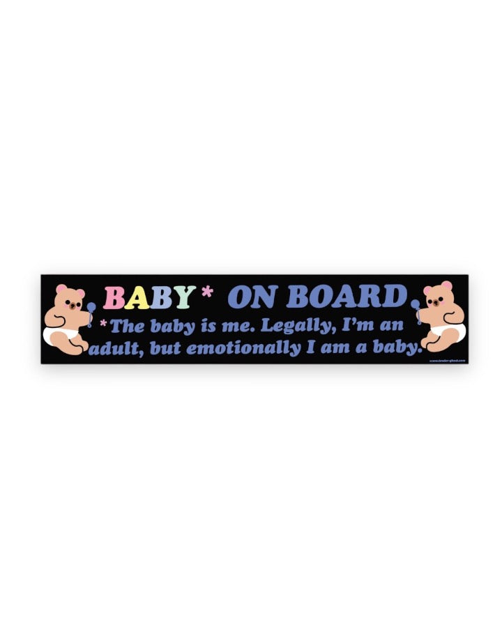 Baby On Board Bumper Magnet