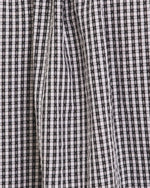 Black Check Drop Waist Skirt
