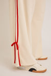 Vanilla Bow Side Track Pants
