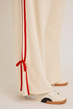 Vanilla Bow Side Track Pants