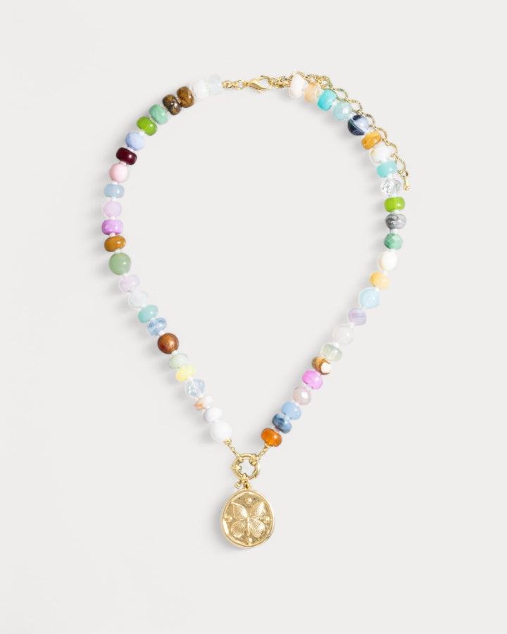 Butterfly Beaded Necklace