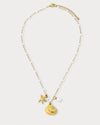 Pearl and Shell Charm Necklace