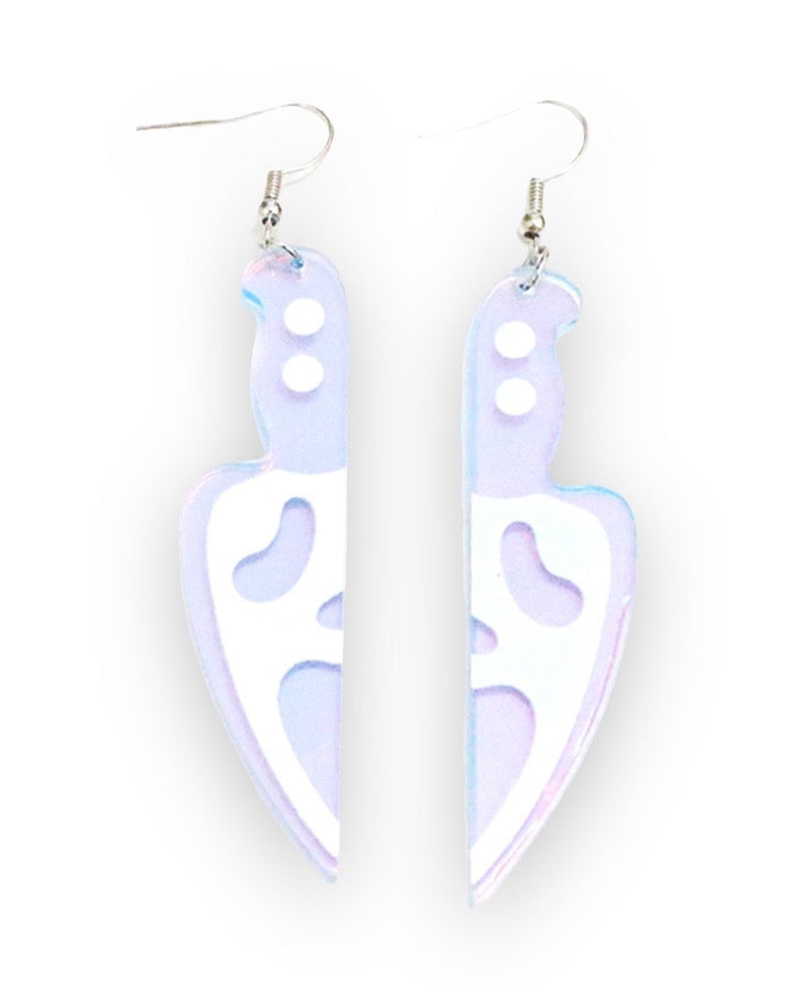 Scream Knife Dangle Earrings