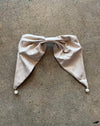 Double Pearl Bow Clip