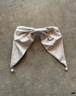 Double Pearl Bow Clip