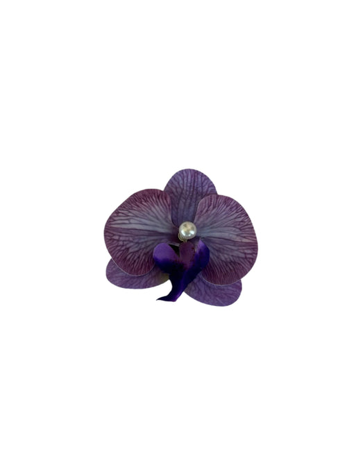 Pearl Orchid Hair Clip