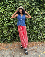Blue Striped Bucket Hat