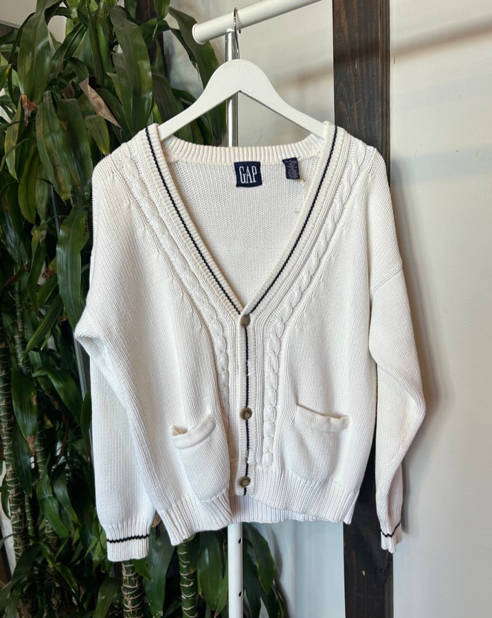 Vintage Gap Cable Knit Cardigan