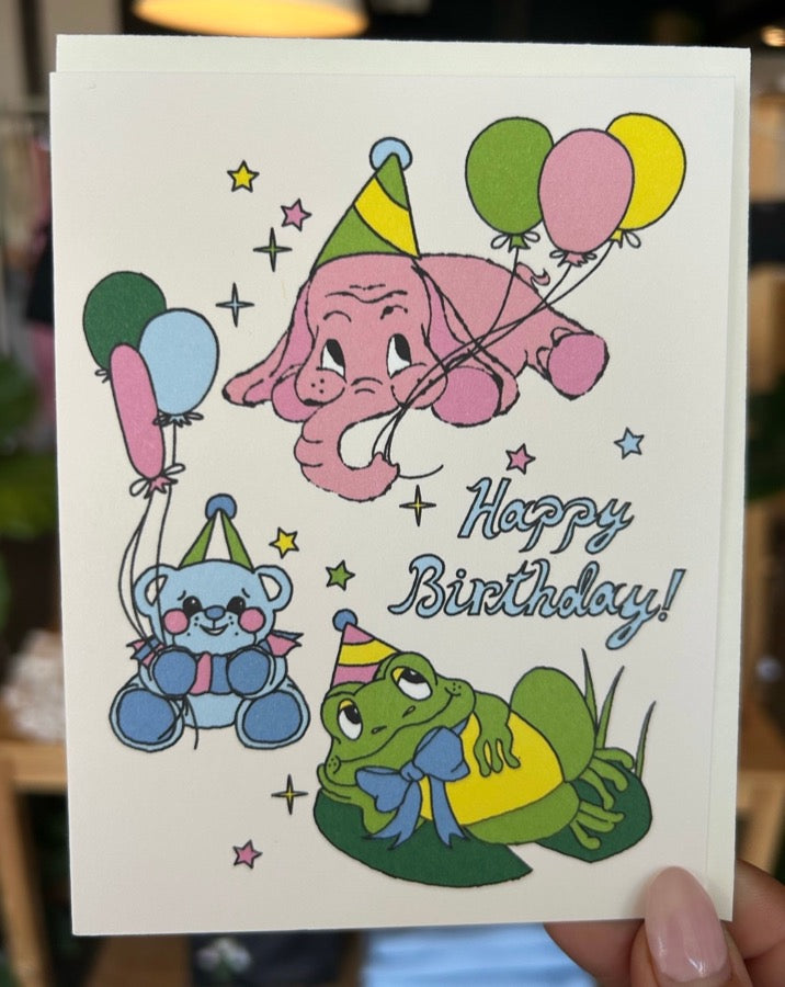 Birthday Animals Card