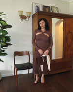 Chocolate Midi Skirt
