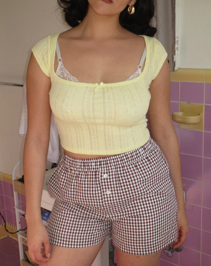 Butter Square Neck Top