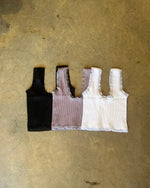 Violetta Lace Tulle Trim Tank