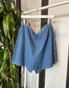 Vintage Denim Mini Skort