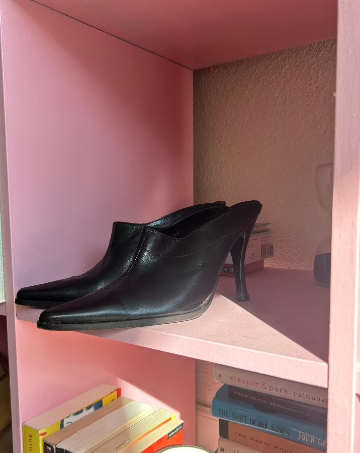 Pointed Toe Bebe Mules