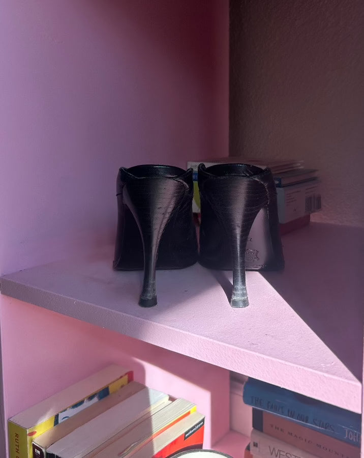 Pointed Toe Bebe Mules
