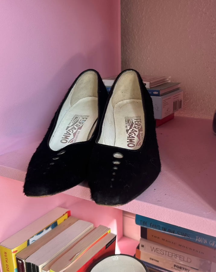 Black Ferragamo Heels