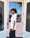 Vintage White Car Tee