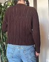 Brown Loose Knit Sweater