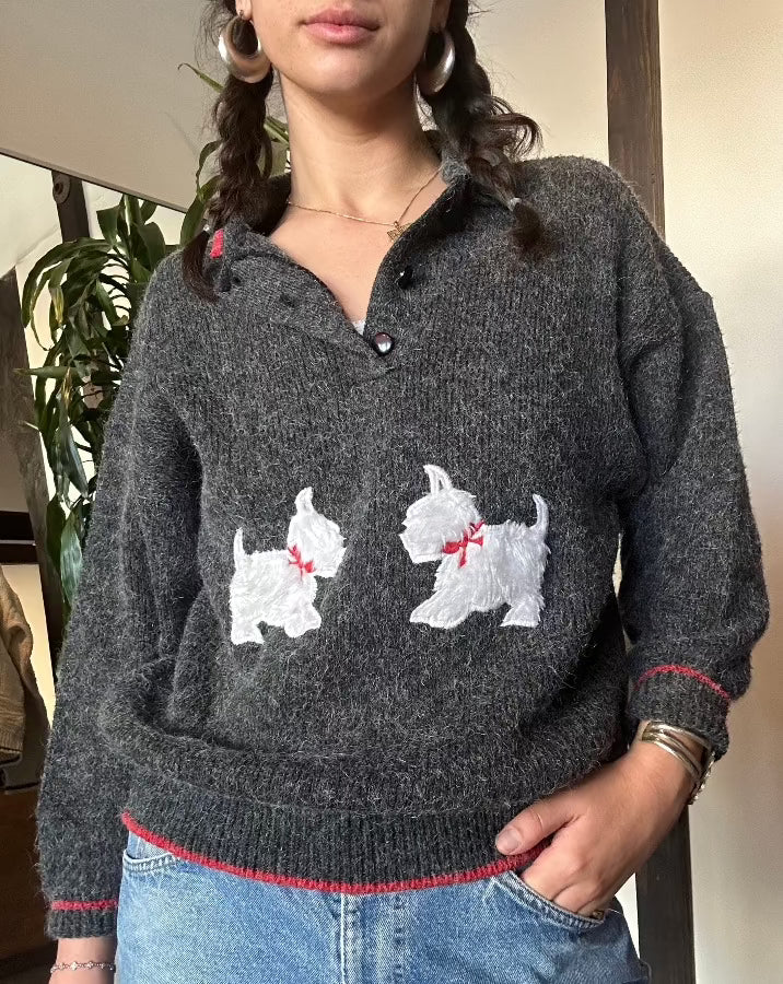 Vintage Terrier Sweater