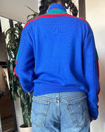 Vintage Primary 3/4 Zip Sweater