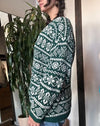 Vintage Green Gap Cardigan