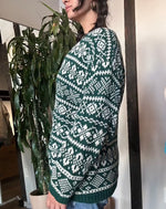 Vintage Green Gap Cardigan