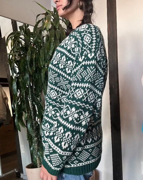 Vintage Green Gap Cardigan