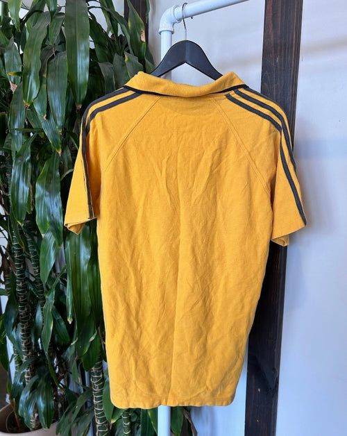 Vintage Yellow Adidas Polo