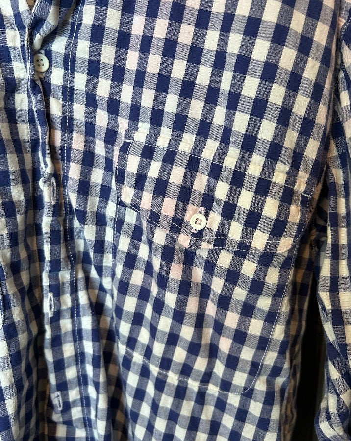 Vintage Levi's Blue Gingham Button Down