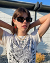 Gold Heart Chunky Chain Toggle Necklace
