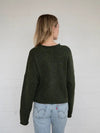 Hunter Green Piper Cardigan
