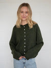 Hunter Green Piper Cardigan