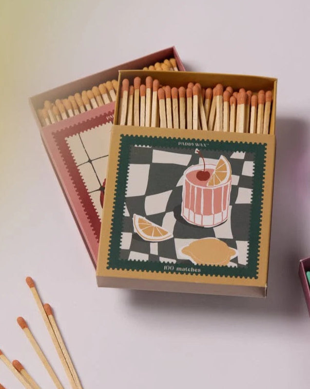 Jumbo Boxed Matches - Cocktail