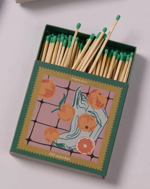 Jumbo Boxed Matches - Oranges